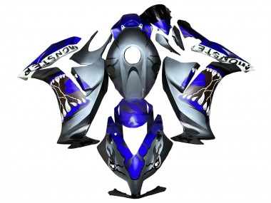 Affordable 2012-2016 Honda CBR1000RR Motorcycle Fairings - Blue Grey Matte Black Shark Australia