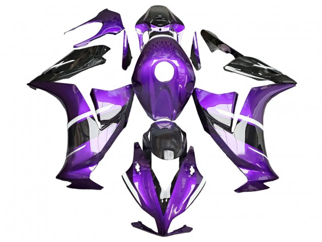 2012-2016 Honda CBR1000RR Motorcycle Fairing - Purple Glossy Black Australia