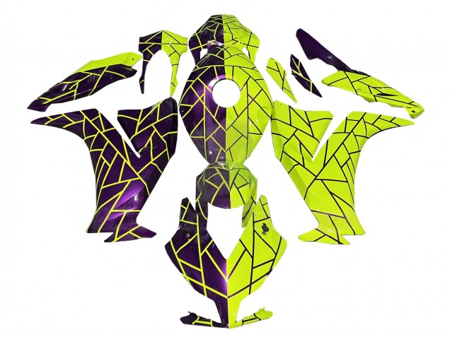 2012-2016 Honda CBR1000RR Motorcycle Fairings - Purple Yellow Australia