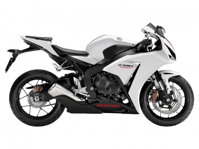 2012-2016 Honda CBR1000RR Motorcycle Fairings - White Matte Black Australia