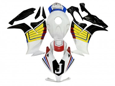 Affordable 2012-2016 Honda CBR1000RR Motorcycle Fairings - White Yellow Black Australia