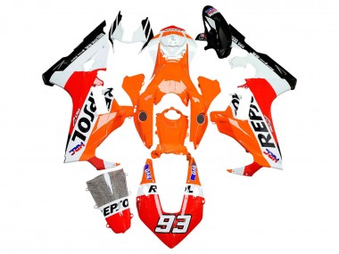 Affordable 2017-2023 Honda CBR1000RR Motorcycle Fairings - White Orange Red Glossy Black HRC Repsol 93 Australia