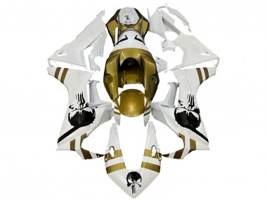 Affordable 2017-2023 Honda CBR1000RR Motorcycle Fairings - White Dark Gold Australia