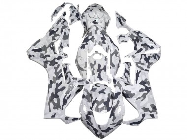 Affordable 2017-2023 Honda CBR1000RR Motorcycle Fairings - White Grey Camouflage Australia