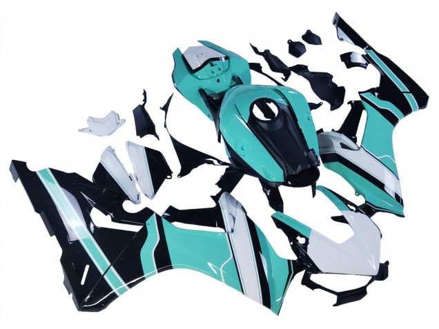 2017-2023 Honda CBR1000RR Motorcycle Fairings - White Light Blue Glossy Black Australia