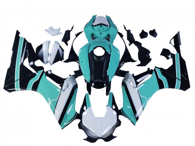 2017-2023 Honda CBR1000RR Motorcycle Fairings - White Light Blue Glossy Black Australia