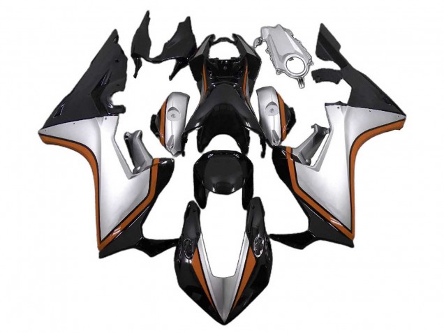 2017-2023 Honda CBR1000RR Motorcycle Fairings - Silver Orange Glossy Black Australia