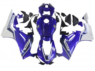 Affordable 2017-2023 Honda CBR1000RR Motorcycle Fairings - White Blue Australia