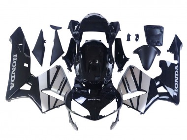 Affordable 2003-2004 Honda CBR600RR Motorcycle Fairings - Silver Glossy Black Australia