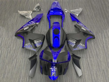 Affordable 2003-2004 Honda CBR600RR Motorcycle Fairings - Blue Matte Black Australia