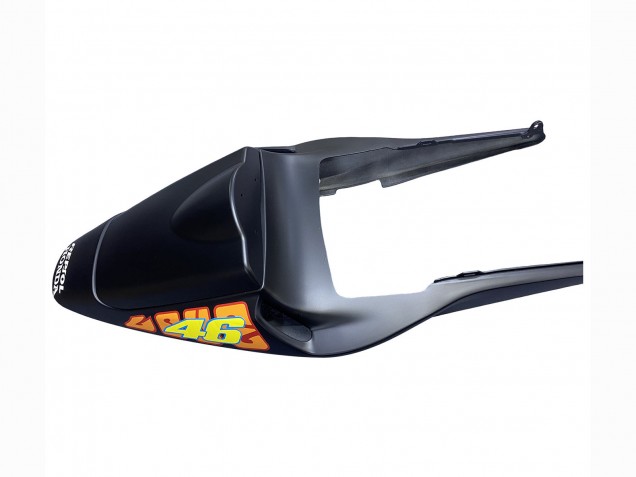 2003-2004 Honda CBR600RR Motorcycle Fairings - Matte Black Orange Repsol Rossi 46 Australia
