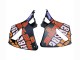 2003-2004 Honda CBR600RR Motorcycle Fairings - Matte Black Orange Repsol Rossi 46 Australia
