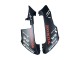 2003-2004 Honda CBR600RR Motorcycle Fairings - Matte Black Orange Repsol Rossi 46 Australia