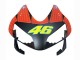 2003-2004 Honda CBR600RR Motorcycle Fairings - Matte Black Orange Repsol Rossi 46 Australia