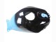 2003-2004 Honda CBR600RR Motorcycle Fairings - Light Blue Red Glossy Black Dunlop Australia