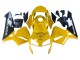 2003-2004 Honda CBR600RR Motorcycle Fairings - Yellow Glossy Black Australia
