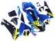 2003-2004 Honda CBR600RR Motorcycle Fairings - Blue Neon Yellow Glossy Black Shark Australia