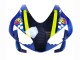 2003-2004 Honda CBR600RR Motorcycle Fairings - Blue Neon Yellow Glossy Black Shark Australia