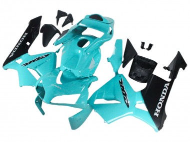 Affordable 2003-2004 Honda CBR600RR Motorcycle Fairings - Light Blue Black Australia