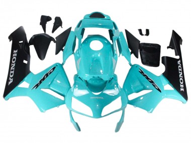 Affordable 2003-2004 Honda CBR600RR Motorcycle Fairings - Light Blue Black Australia