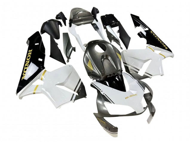 2003-2004 Honda CBR600RR Motorcycle Fairings - White Yellow Grey Black Australia