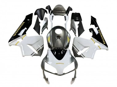 Affordable 2003-2004 Honda CBR600RR Motorcycle Fairings - White Yellow Grey Black Australia