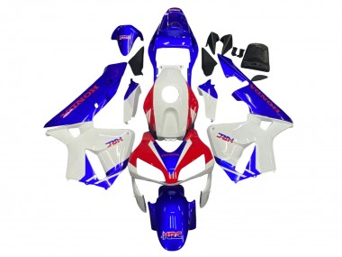 Affordable 2003-2004 Honda CBR600RR Motorcycle Fairings - White Blue Red HRC Australia
