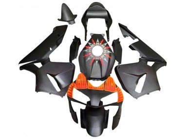 Affordable 2003-2004 Honda CBR600RR Motorcycle Fairings - Matte Black Orange Australia
