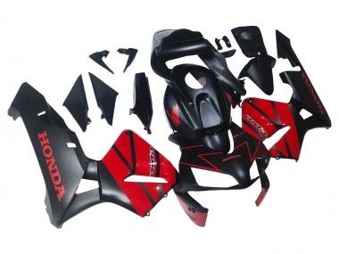 Affordable 2003-2004 Honda CBR600RR Motorcycle Fairings - Red Glossy Black Matte Black Australia