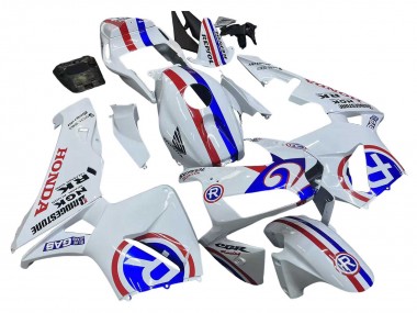 Affordable 2003-2004 Honda CBR600RR Motorcycle Fairings - White Red Blue Australia