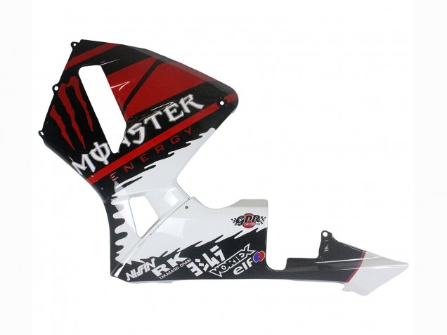2003-2004 Honda CBR600RR Motorcycle Fairings - White Red Glossy Black Monster Australia