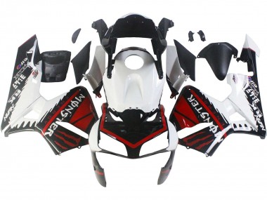 Affordable 2003-2004 Honda CBR600RR Motorcycle Fairings - White Red Glossy Black Monster Australia