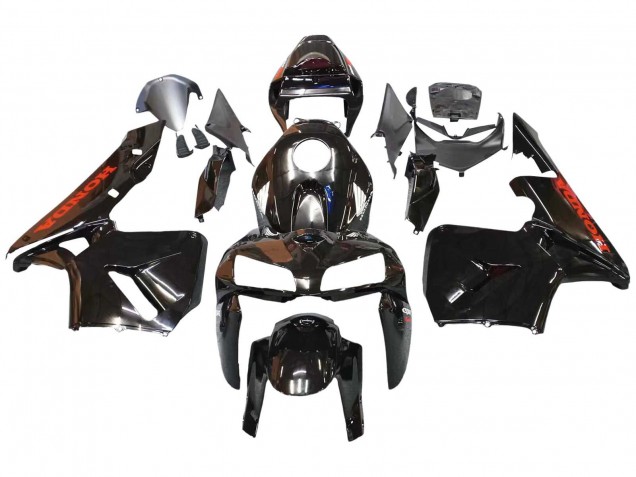 2005-2006 Honda CBR600RR Motorcycle Fairings - Glossy Black Australia