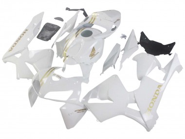 Affordable 2005-2006 Honda CBR600RR Motorcycle Fairings - White Gold Australia
