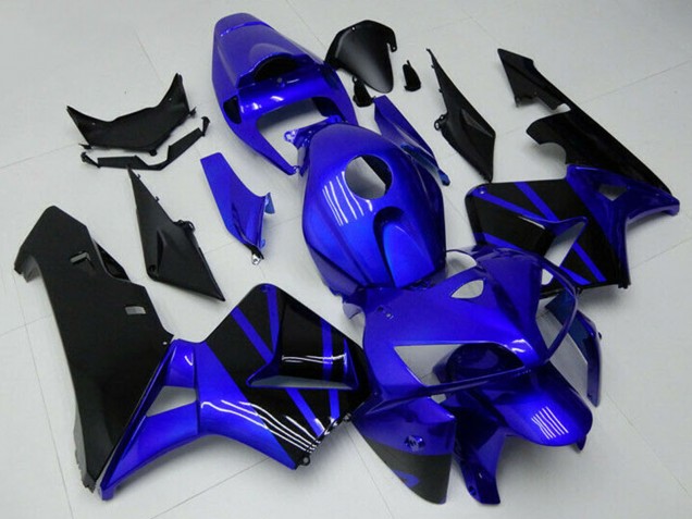 2005-2006 Honda CBR600RR Motorcycle Fairing - Blue Black Australia