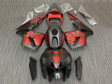 Affordable 2005-2006 Honda CBR600RR Motorcycle Fairings - Black Red Australia