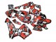 2005-2006 Honda CBR600RR Motorcycle Fairings - Black with Red Grey Camouflage Australia