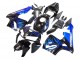 2005-2006 Honda CBR600RR Motorcycle Fairing - Glossy Black Blue Flame Australia