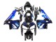 2005-2006 Honda CBR600RR Motorcycle Fairing - Glossy Black Blue Flame Australia