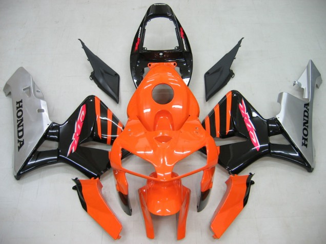 2005-2006 Honda CBR600RR Motorcycle Fairings - Orange Black Silver Australia