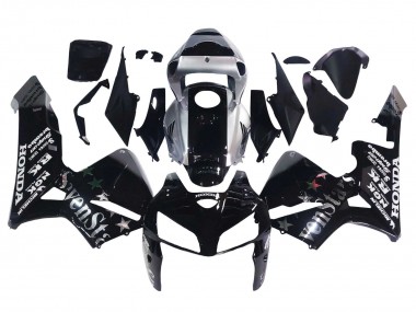 Affordable 2005-2006 Honda CBR600RR Motorcycle Fairings - Black Silver SevenStars Australia