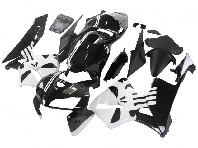 2005-2006 Honda CBR600RR Motorcycle Fairing - Black White Australia