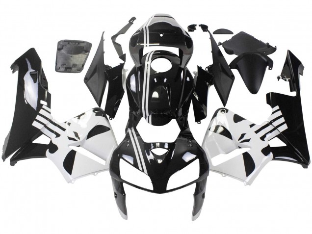 2005-2006 Honda CBR600RR Motorcycle Fairing - Black White Australia