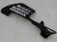 2005-2006 Honda CBR600RR Motorcycle Fairings - Glossy Black White West Australia