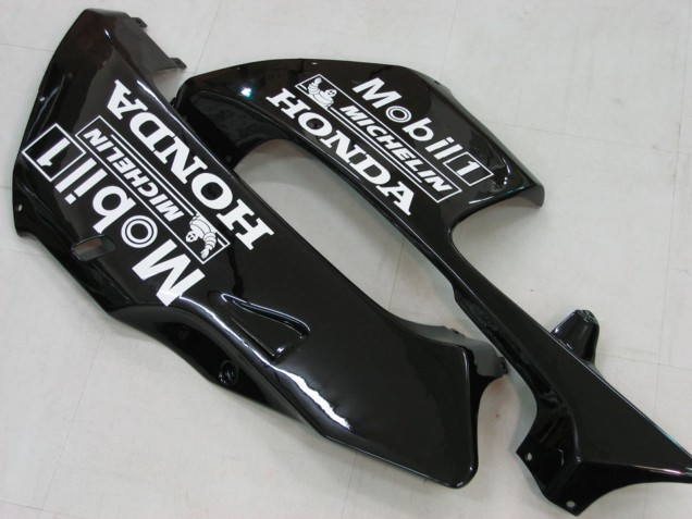 2005-2006 Honda CBR600RR Motorcycle Fairings - Glossy Black White West Australia