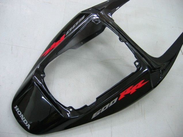 2005-2006 Honda CBR600RR Motorcycle Fairings - Glossy Black Grey Flame Australia