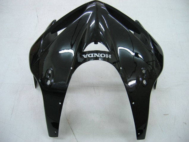 2005-2006 Honda CBR600RR Motorcycle Fairings - Glossy Black Grey Flame Australia