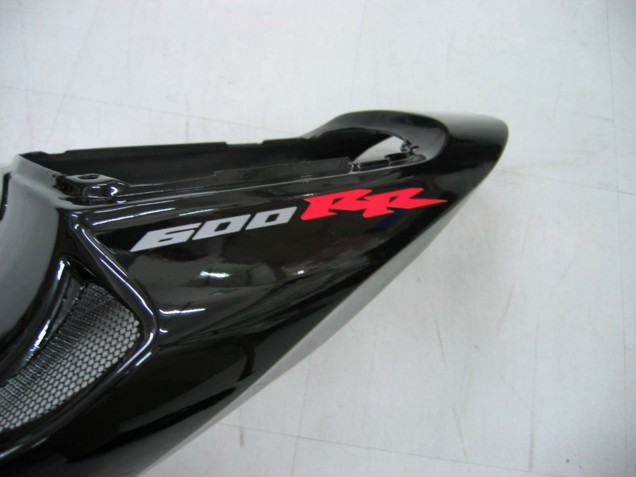 2005-2006 Honda CBR600RR Motorcycle Fairings - Glossy Black Grey Flame Australia
