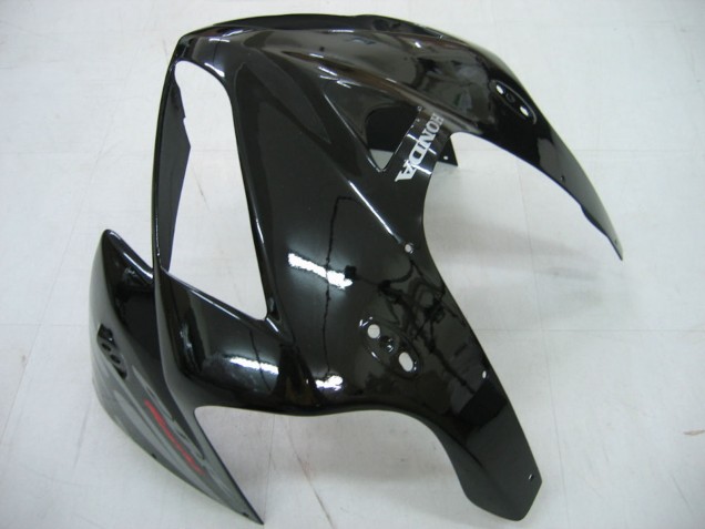 2005-2006 Honda CBR600RR Motorcycle Fairings - Glossy Black Grey Flame Australia
