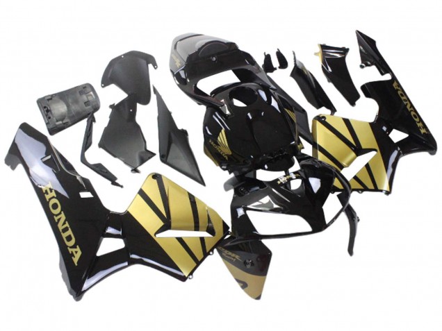 2005-2006 Honda CBR600RR Motorcycle Fairing - Black Gold Australia